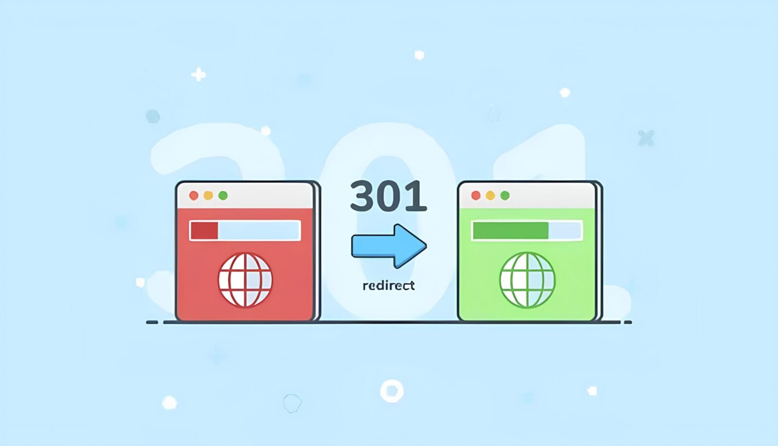 301 редирект (переадресация) через .htaccess
